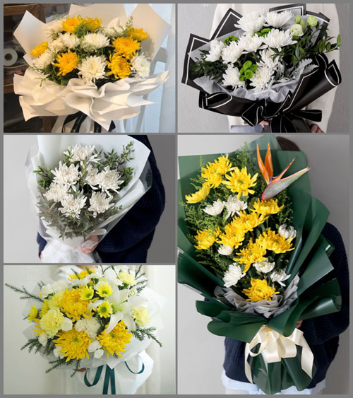 贵州毕节市七星关区大银镇石营村白事花束代送